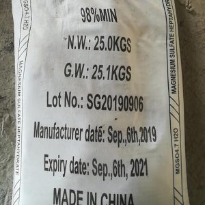 Magnesium Sulphate Heptahydrate - MGSO4.7H2O Bao Trắng