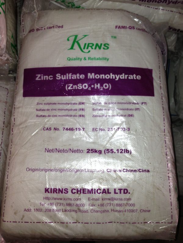 Zinc Sulphate Monohydrate ZnSO4.H2O Thuận Duyên